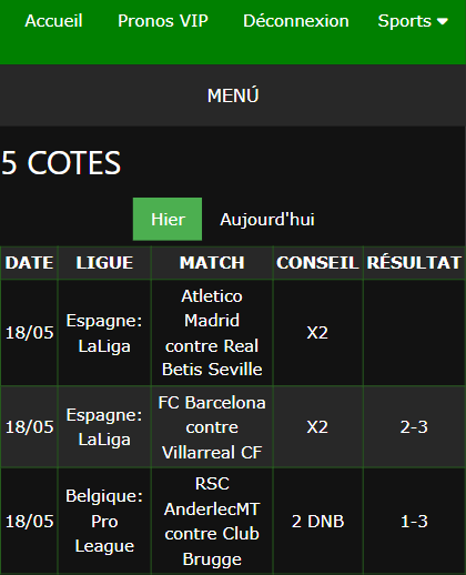 bulletins de paris gagnants